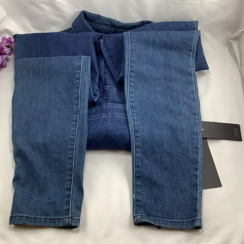 NWT Guess Jessie Utility Fitted Denim Jumpsuit 6 - Picture 10 of 14